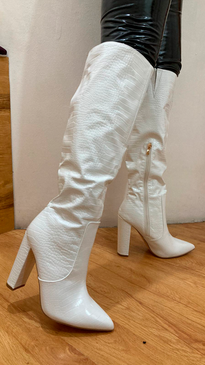 Bota blanca aster