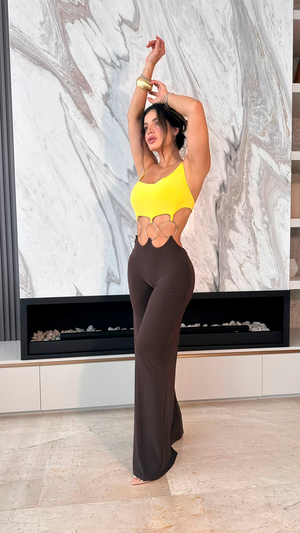 Jumpsuit bicolor estilo 80'